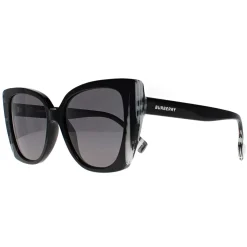 Burberry Sunglasses BE4393 Meryl 4051/81 Black with White Black Check