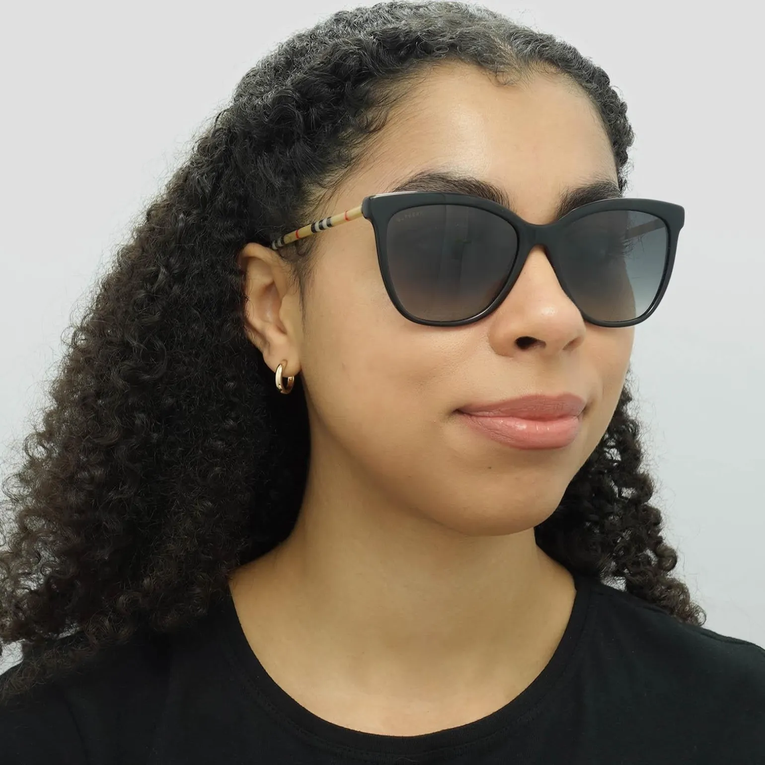 Burberry Sunglasses BE4308 3853T3 Black Grey Gradient Polarized