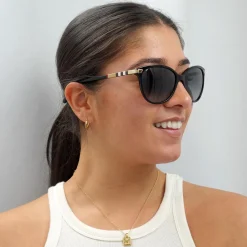 Burberry Sunglasses BE4216 3001T3 Black Grey Gradient Polarized