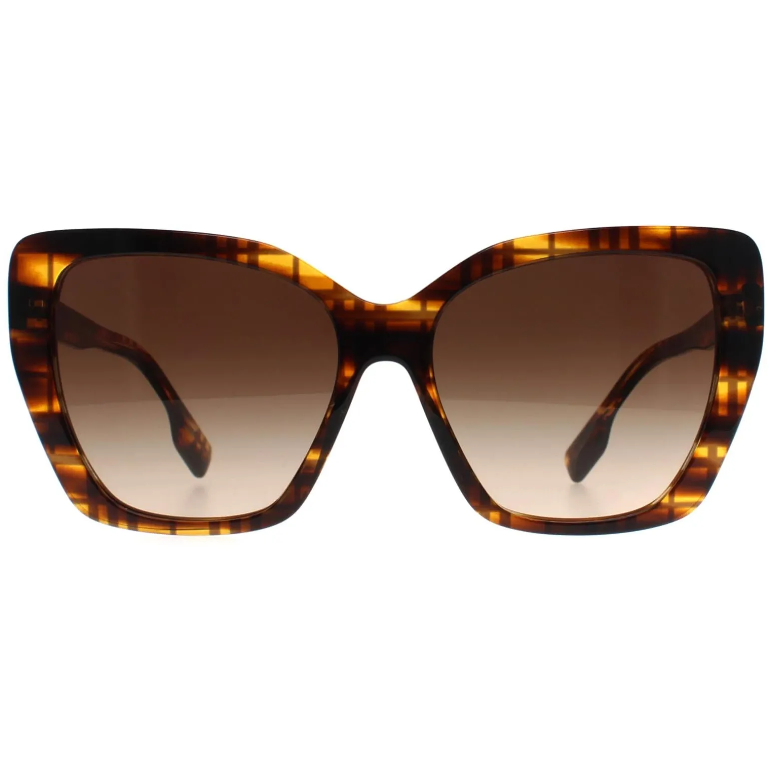 Burberry Sunglasses BE4366 Tamsin 3981/13 Check on Striped Brown Brown