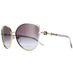 Bvlgari Sunglasses BV6168 278/8G Pale Gold Grey Gradient
