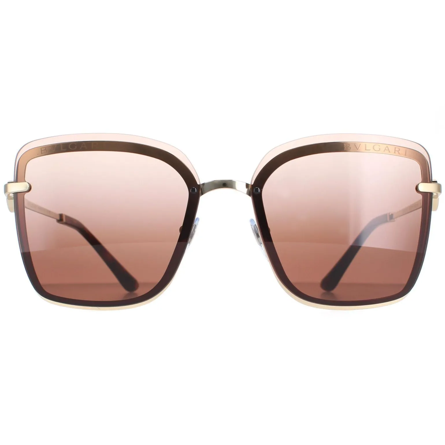 Bvlgari Sunglasses BV6151B 278/13 Pale Gold Brown Gradient