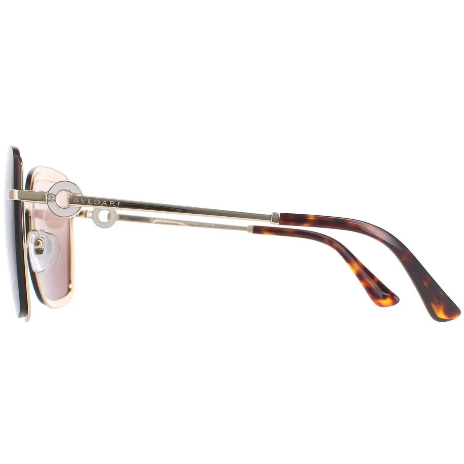Bvlgari Sunglasses BV6151B 278/13 Pale Gold Brown Gradient