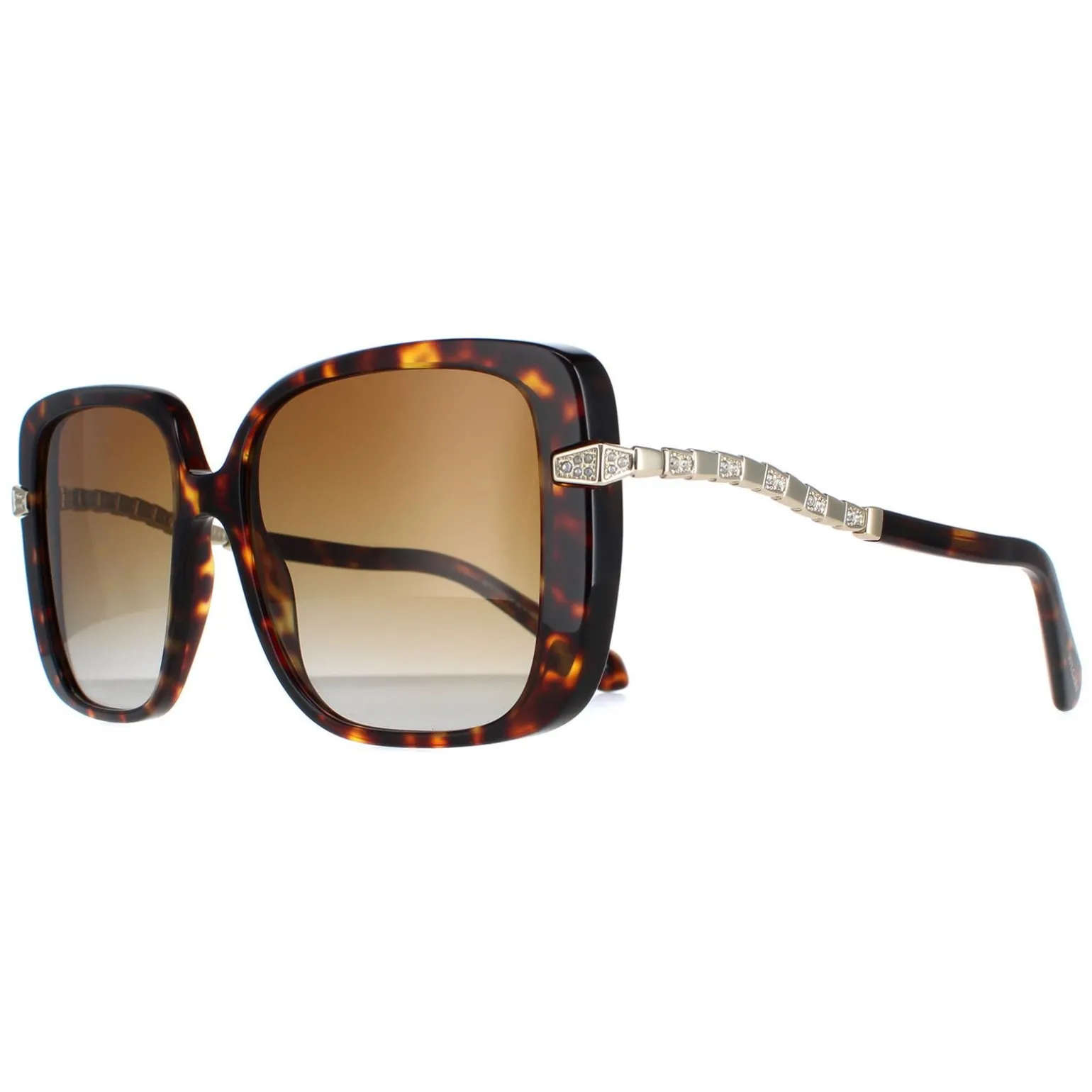 Bvlgari Sunglasses BV8237B 504/T5 Havana Brown Gradient Polarized