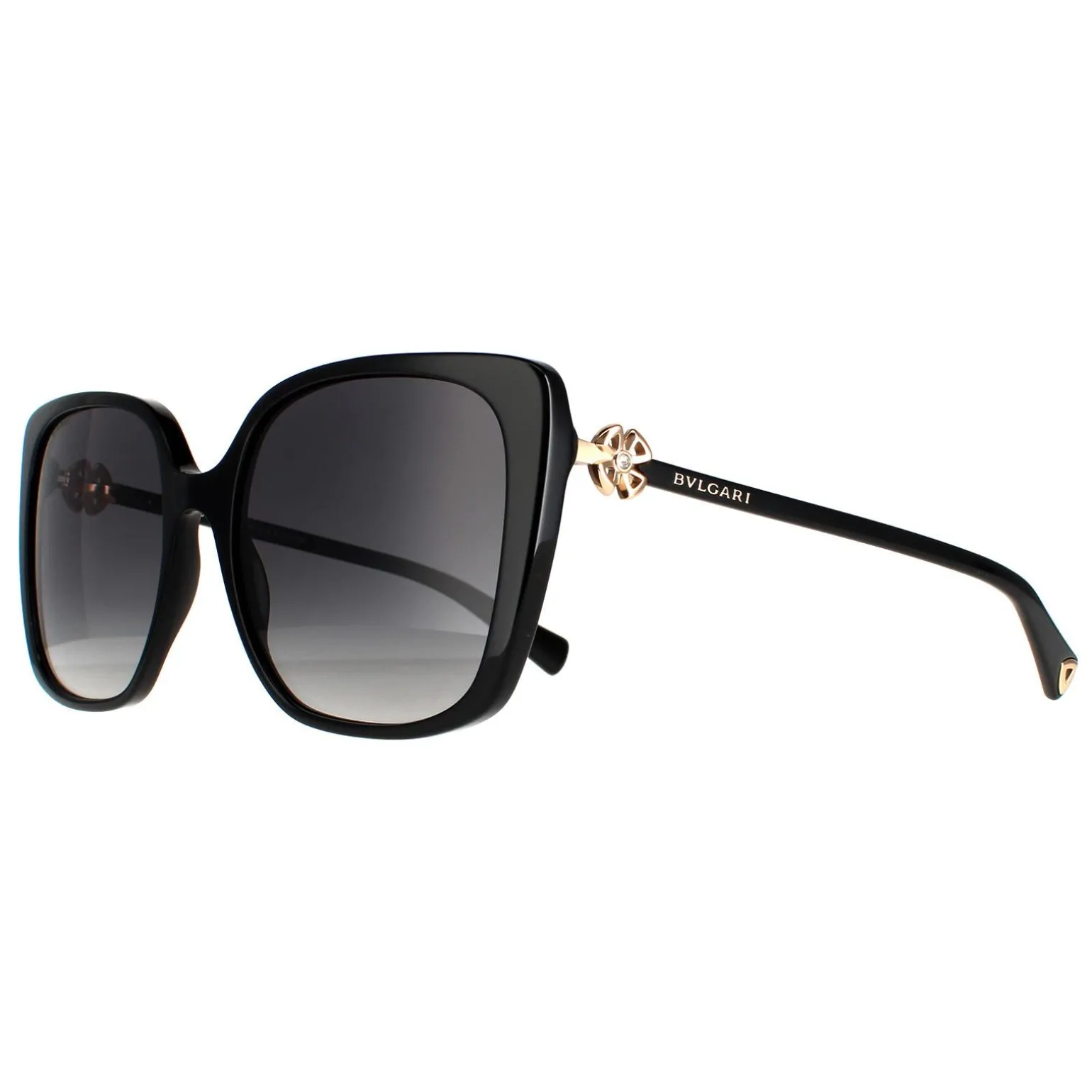 Bvlgari Sunglasses BV8225B 501/T3 Black Grey Gradient Polarized