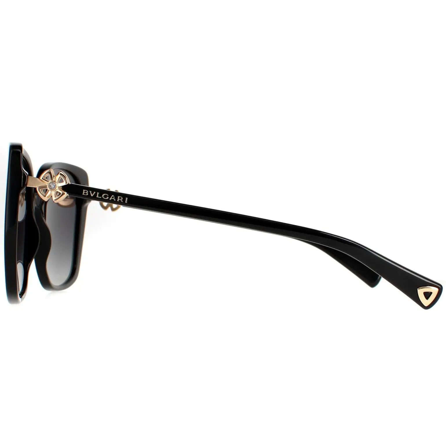 Bvlgari Sunglasses BV8225B 501/T3 Black Grey Gradient Polarized
