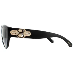 Bvlgari Sunglasses BV8221B 501/T3 Black Grey Gradient Polarized