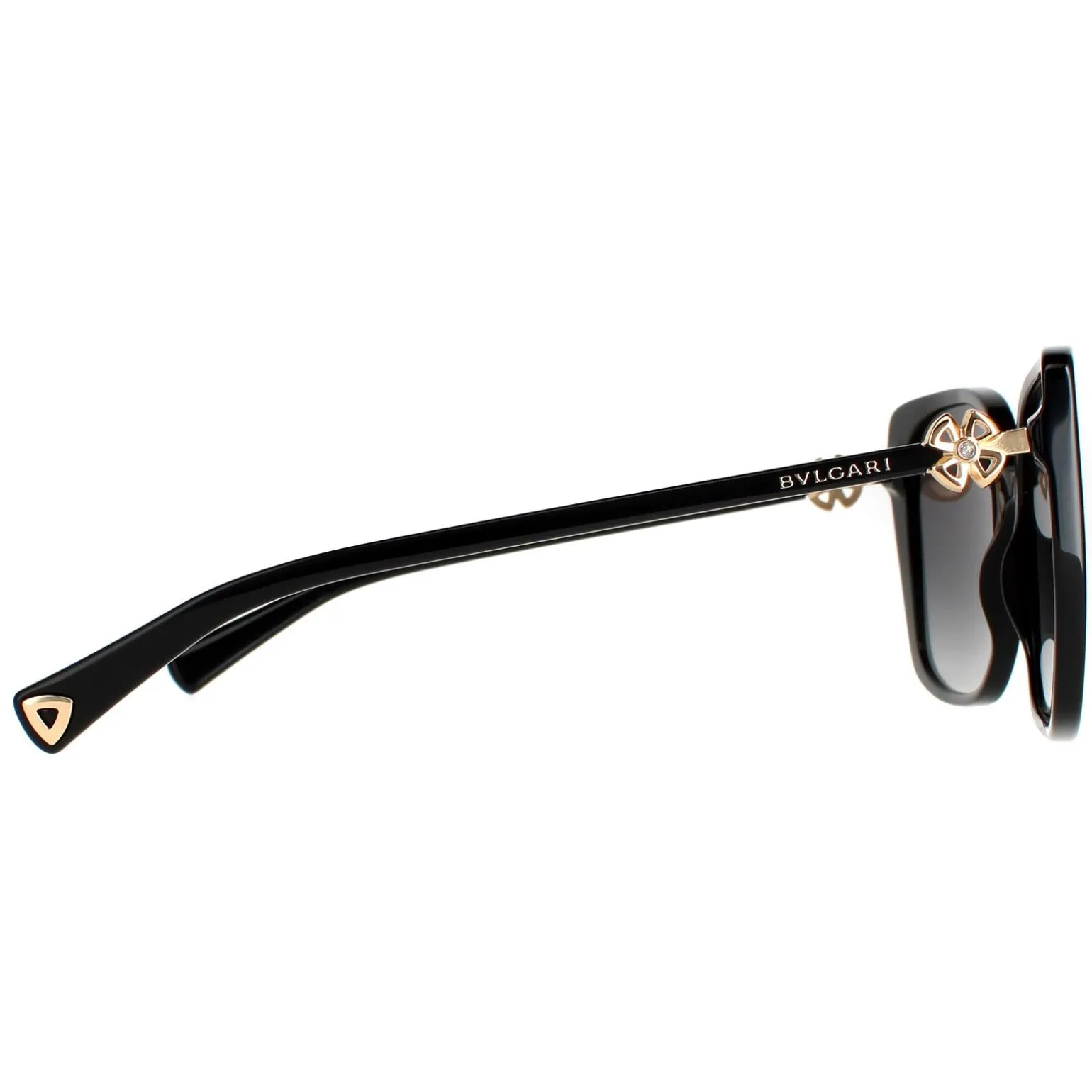Bvlgari Sunglasses BV8225B 501/T3 Black Grey Gradient Polarized