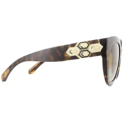 Bvlgari Sunglasses BV8214B 504/T5 Dark Havana Brown Gradient Polarized