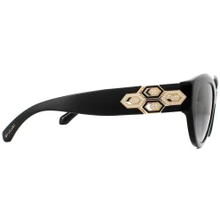Bvlgari Sunglasses BV8221B 501/T3 Black Grey Gradient Polarized