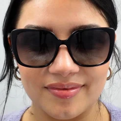 Bvlgari Sunglasses BV8225B 501/T3 Black Grey Gradient Polarized