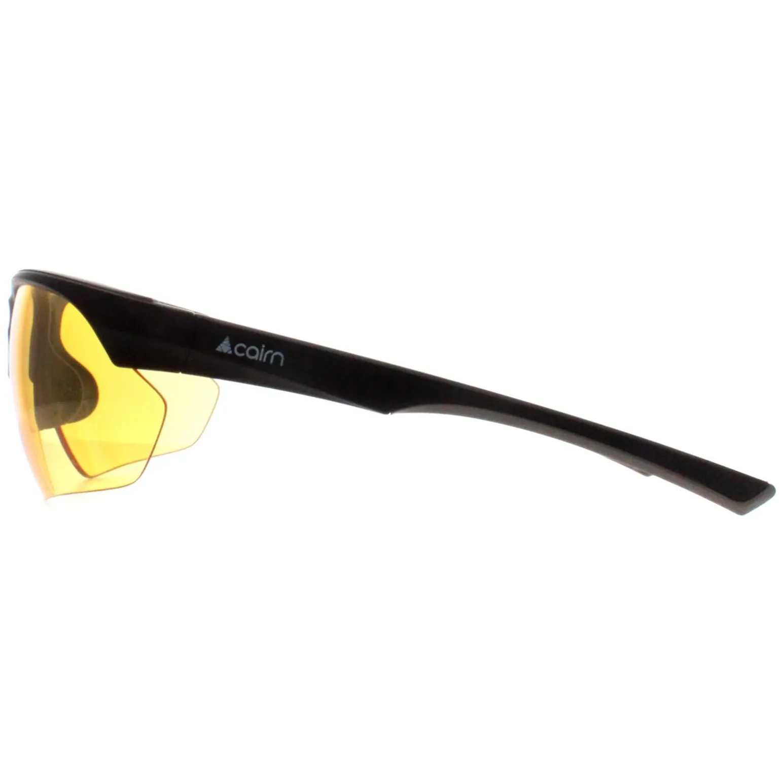 Cairn Sunglasses DhLight 290 Matte Black Grey Hi Yellow