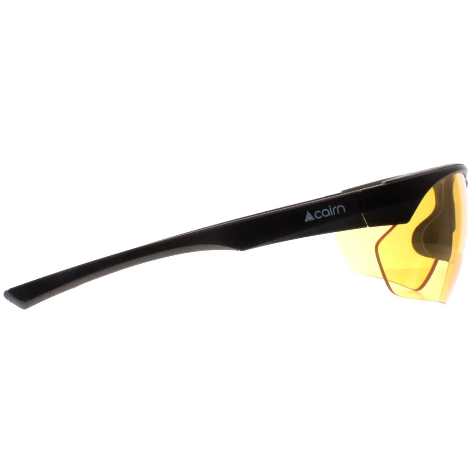 Cairn Sunglasses DhLight 290 Matte Black Grey Hi Yellow