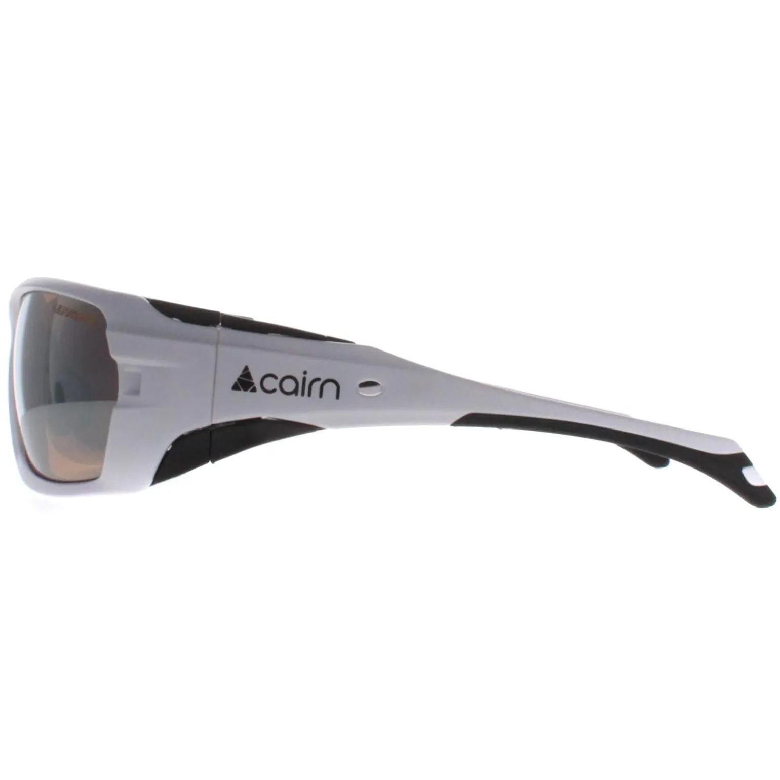Cairn Sunglasses Racing 101 Matte White Black Flash Grey Photochromic
