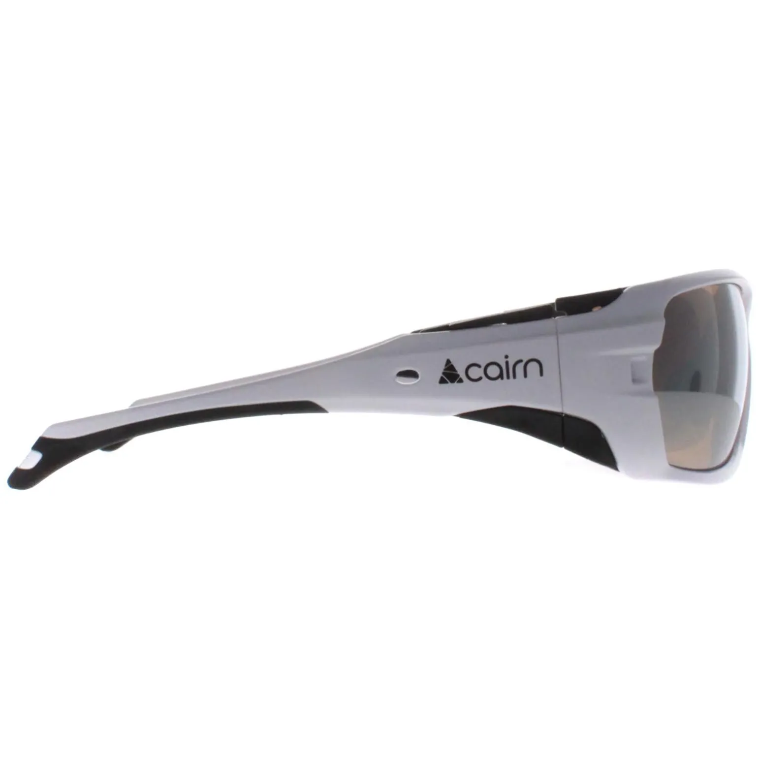 Cairn Sunglasses Racing 101 Matte White Black Flash Grey Photochromic
