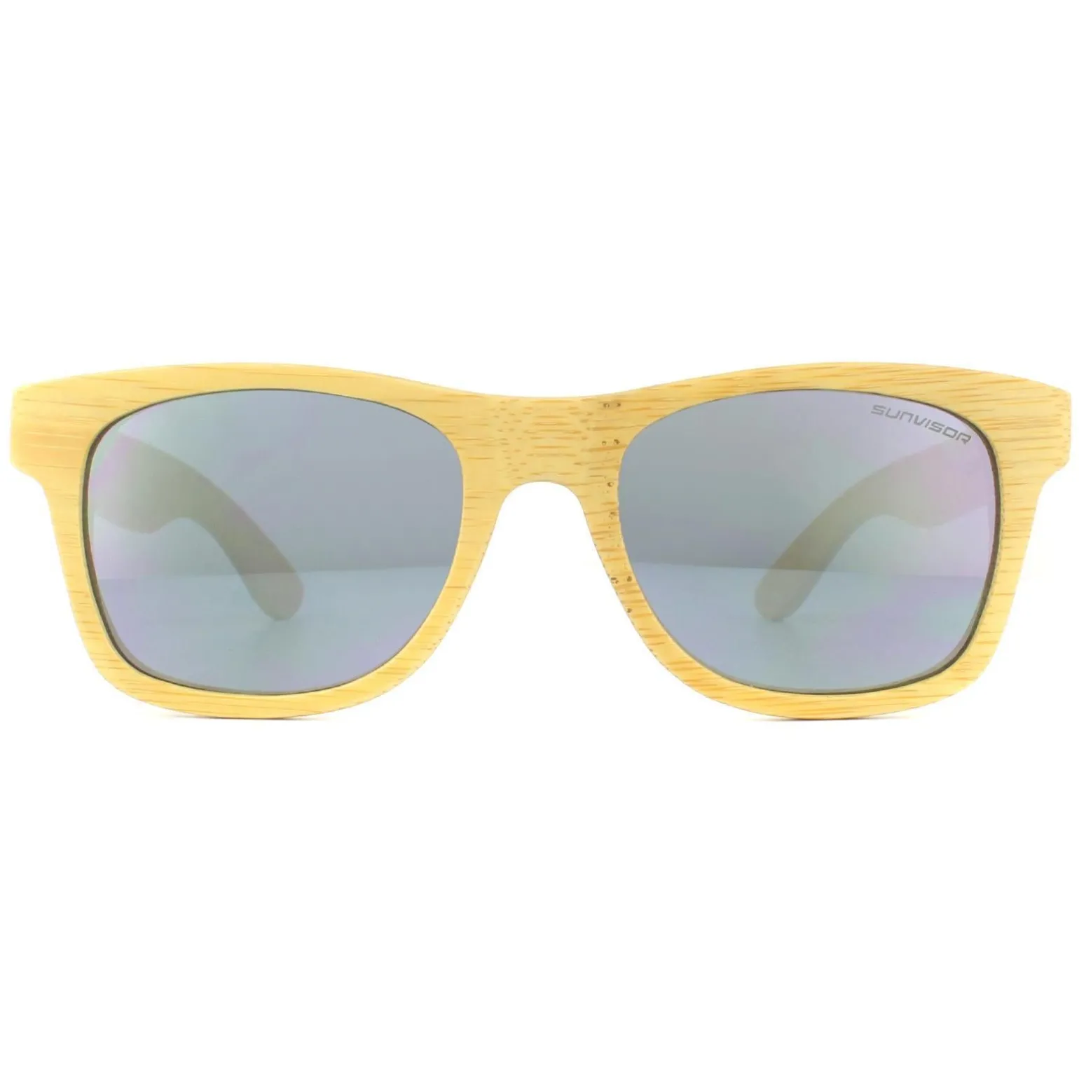 Cairn Sunglasses Woody 07 Bamboo Sunvisor Grey Mirror