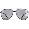 Calvin Klein Sunglasses CK20124S 001 Shiny Black Solid Smoke