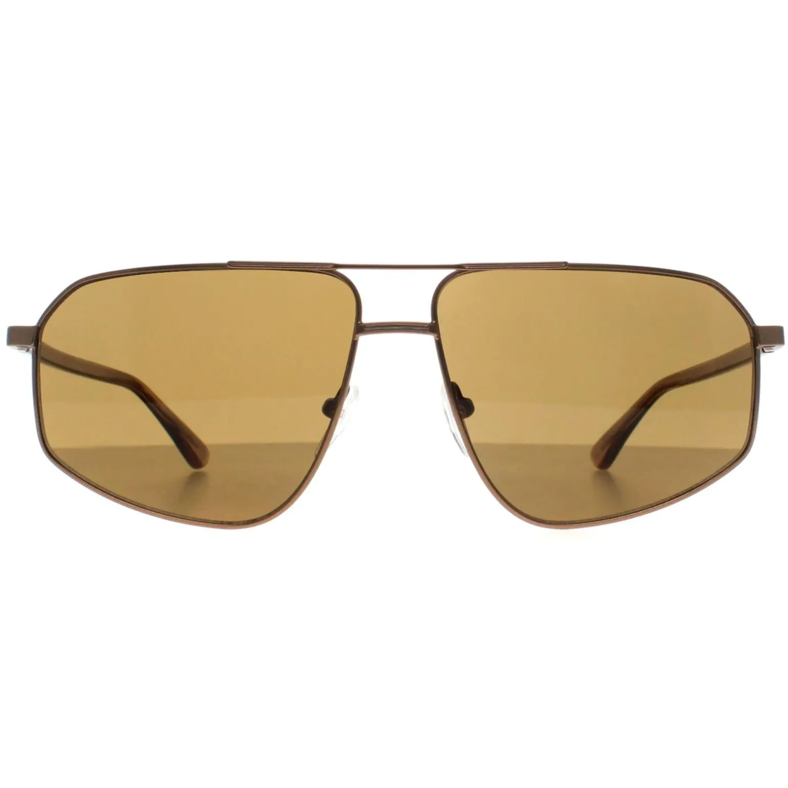Calvin Klein Sunglasses CK23126S 770 Matte Amber Gold Gold Brown