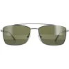 Calvin Klein Sunglasses CK18117S 008 Satin Gunmetal Green