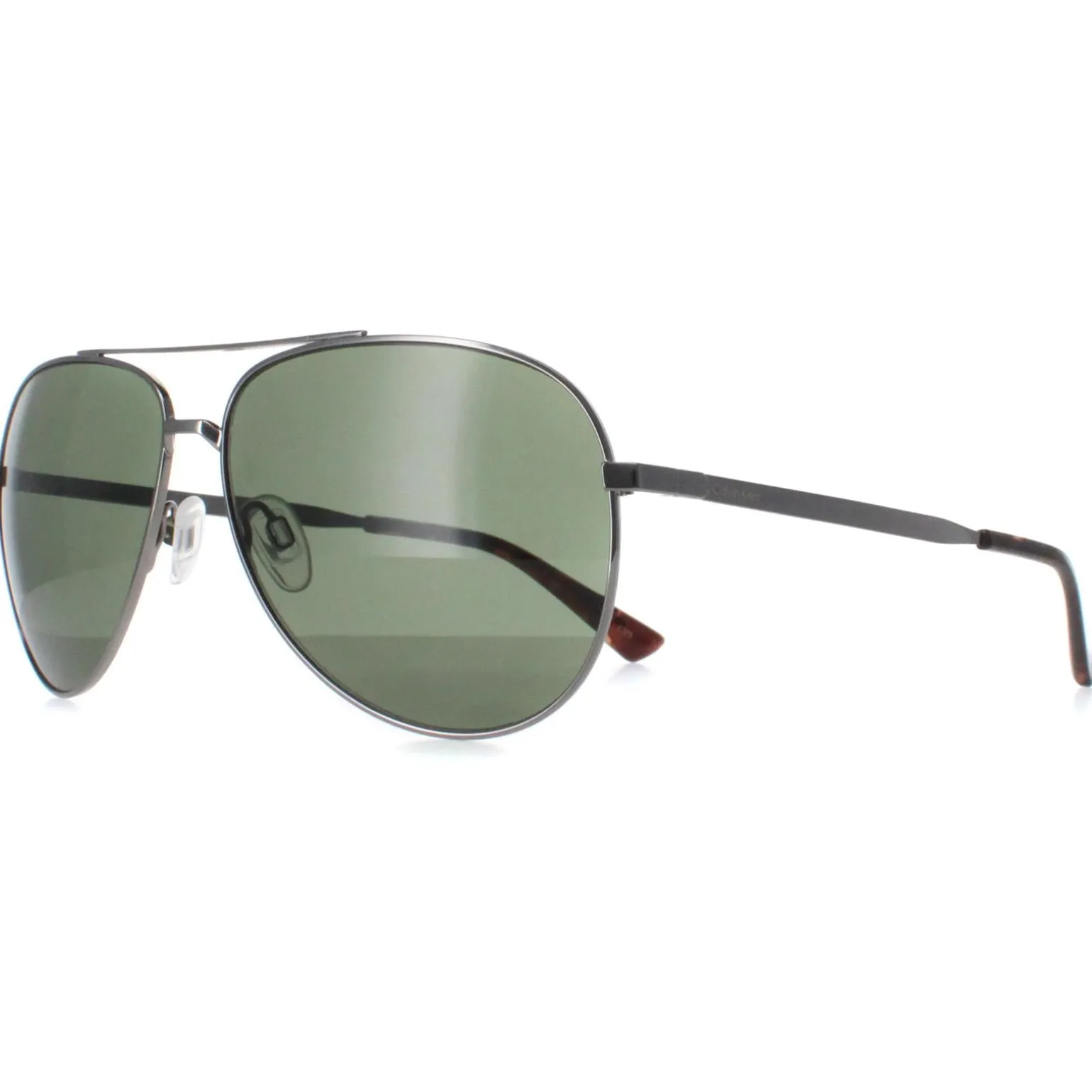 Calvin Klein Sunglasses CK22124S 051 Light Ruthenium Green