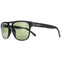 Calvin Klein Sunglasses CK20523S 001 Matte Black Solid Green G15
