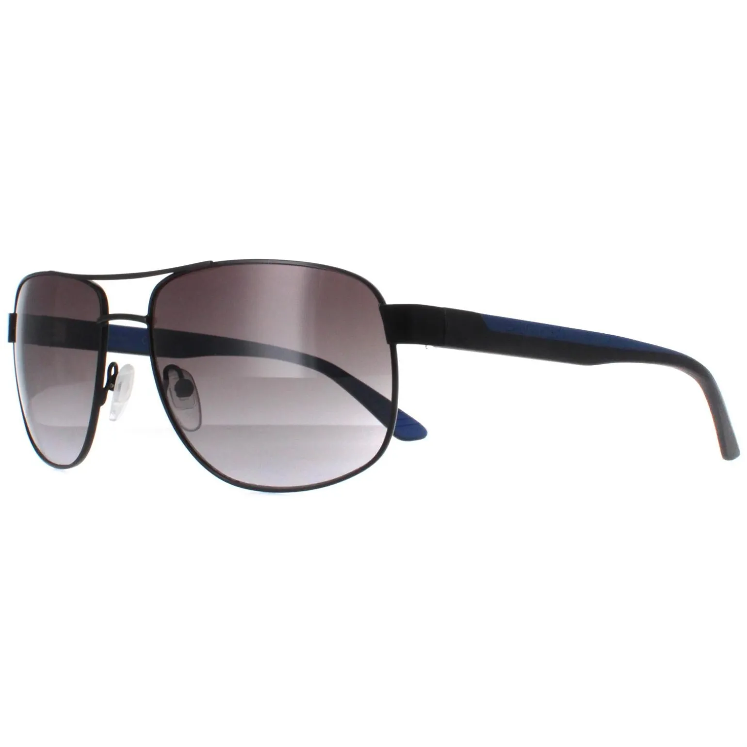 Calvin Klein Sunglasses CK20319S 001 Matte Black Cobalt Blue Grey