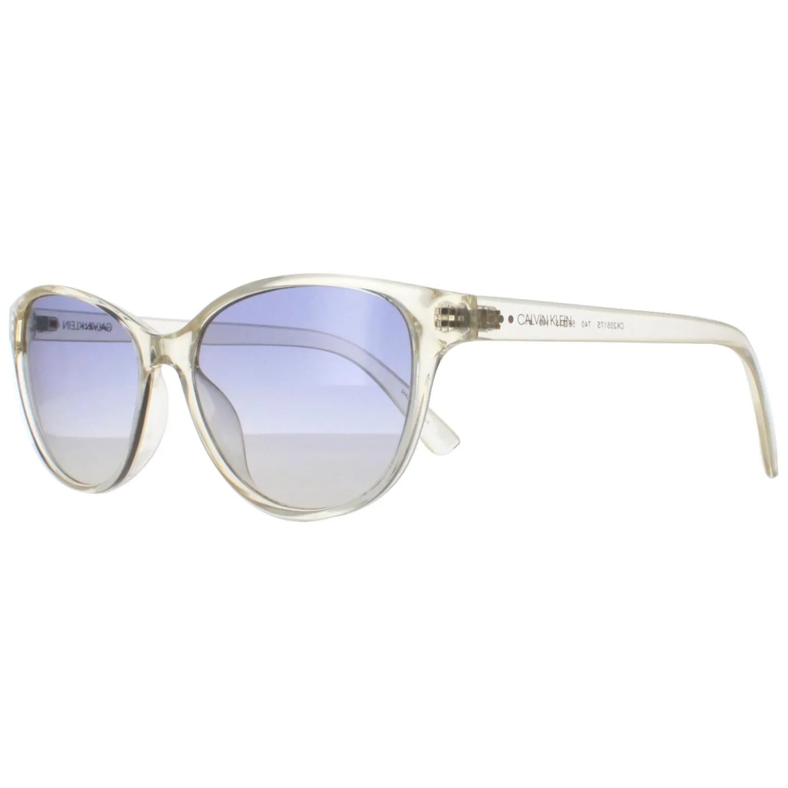 Calvin Klein Sunglasses CK20517S 740 Crystal Pale Yellow Yellow Gradie