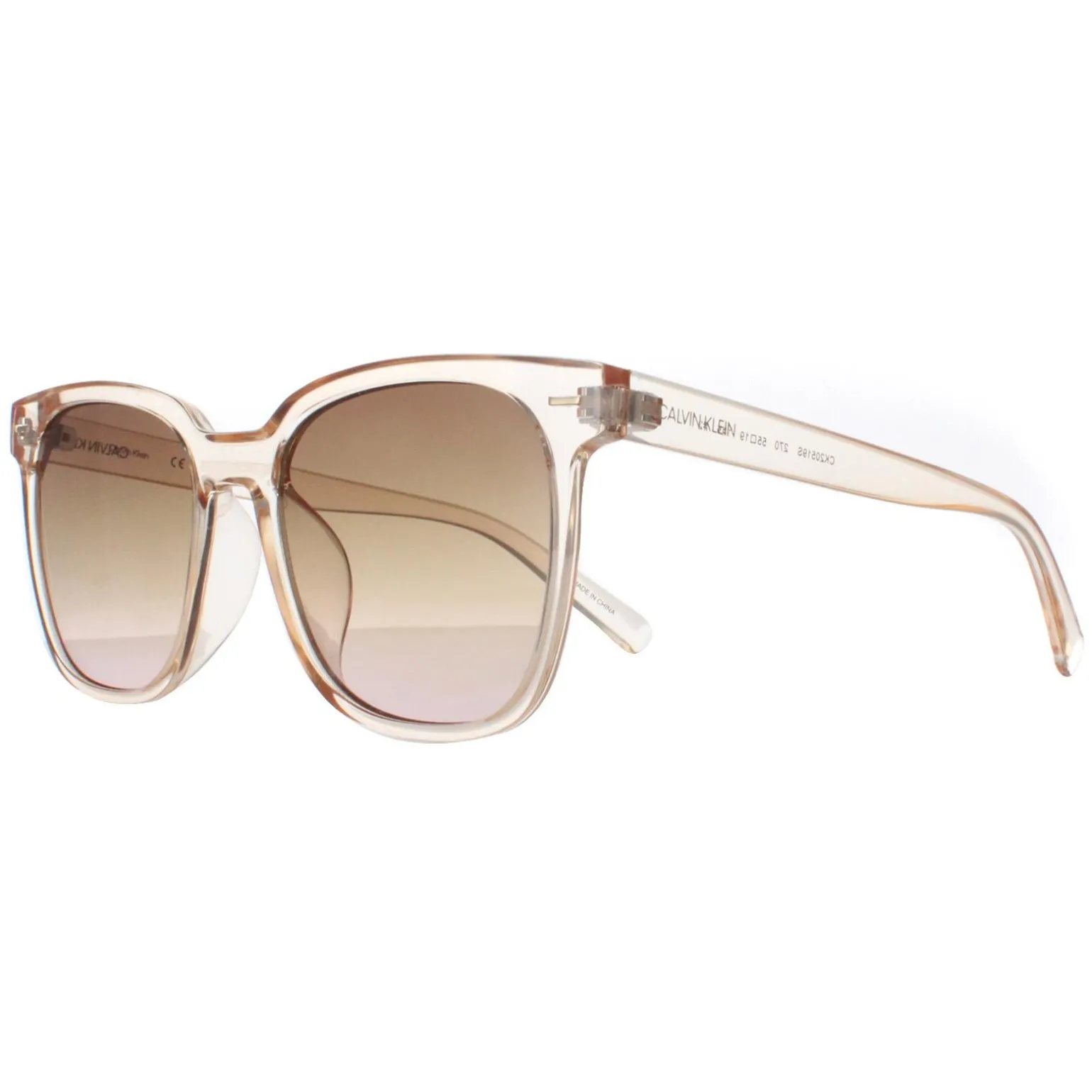 Calvin Klein Sunglasses CK20519S 270 Crystal Beige Brown Brown Gradien