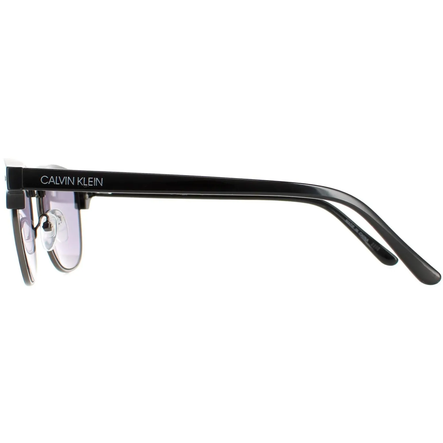 Calvin Klein Sunglasses CK20314S 001 Shiny Black Solid Smoke
