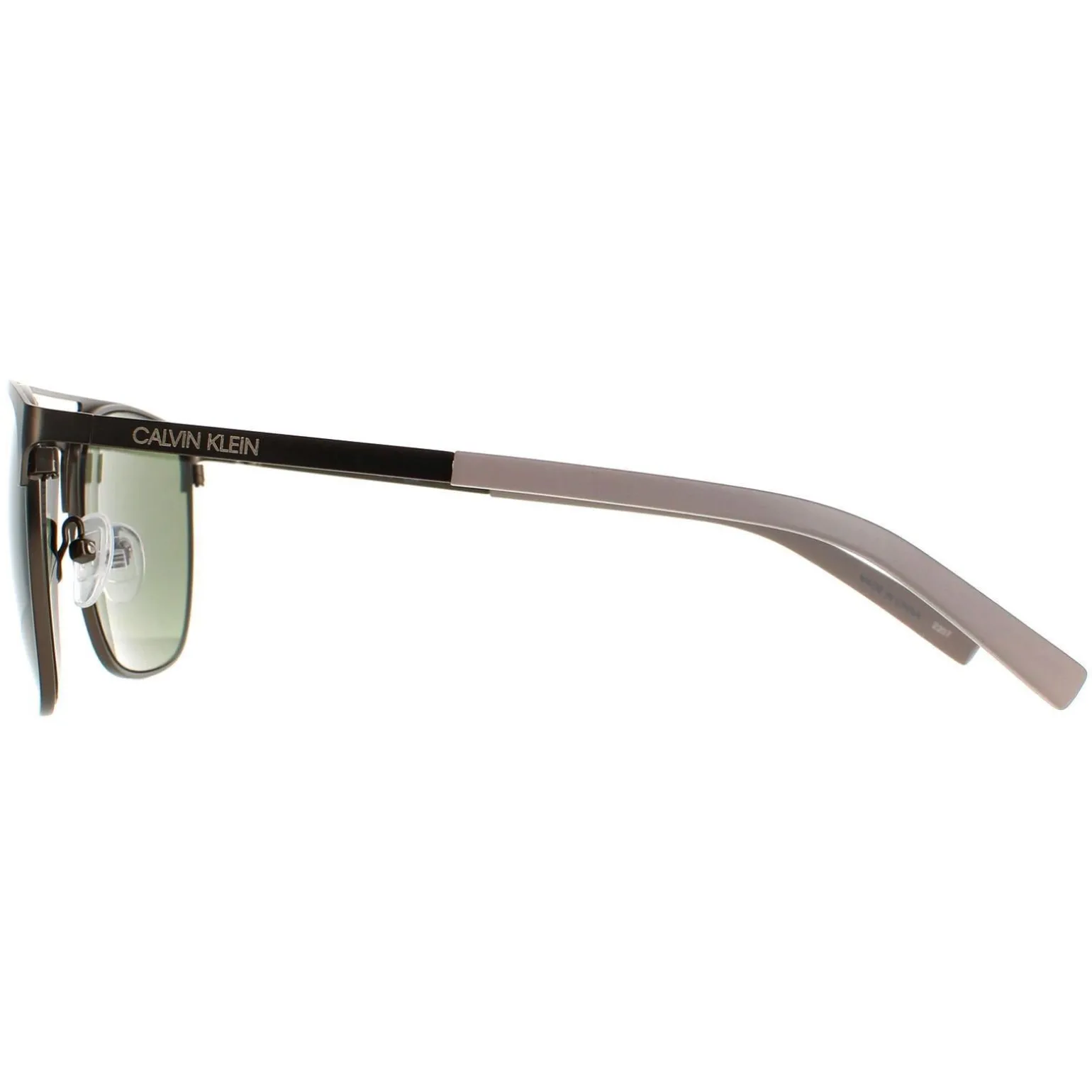 Calvin Klein Sunglasses CK20123S 008 Matte Gunmetal Solid Green G15