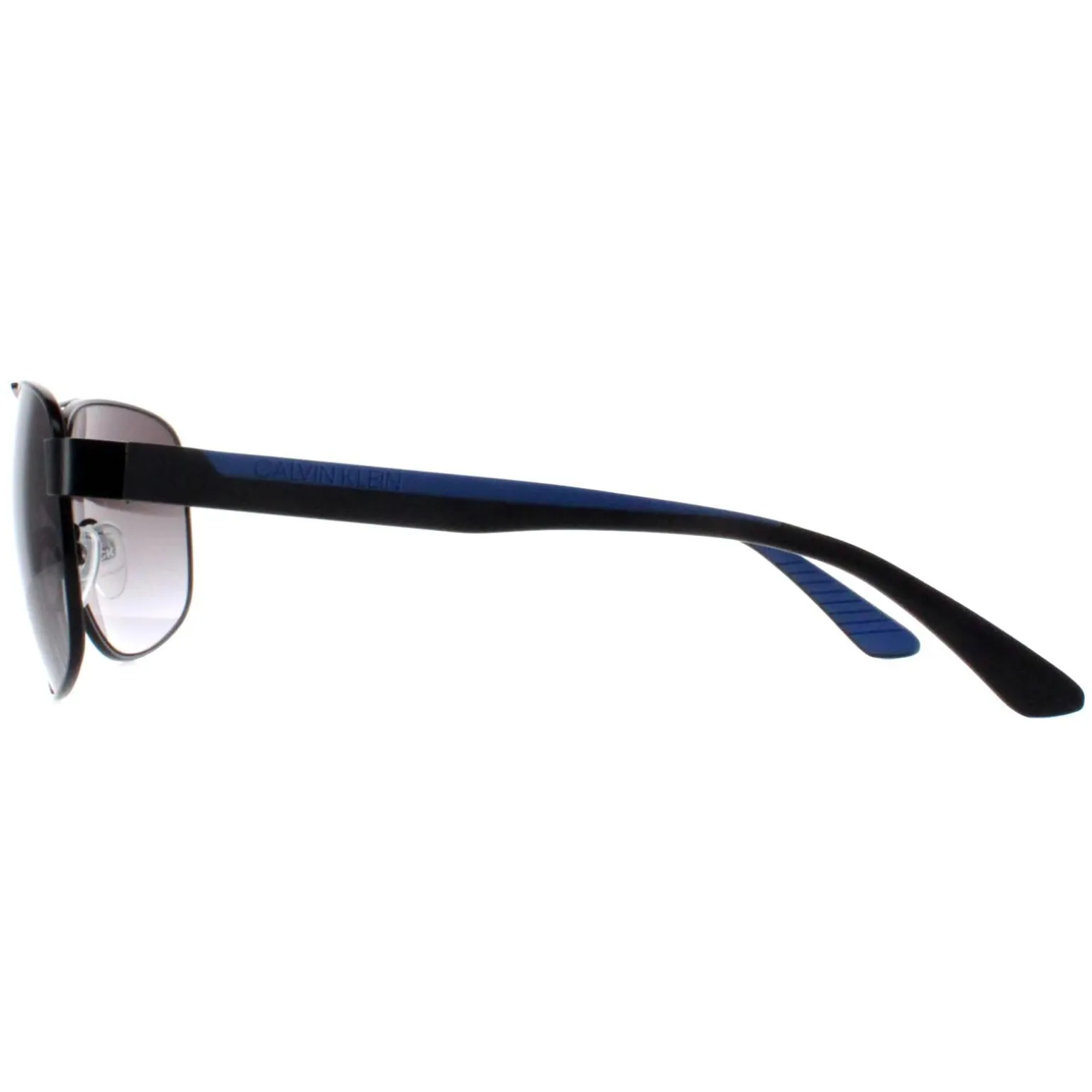 Calvin Klein Sunglasses CK20319S 001 Matte Black Cobalt Blue Grey