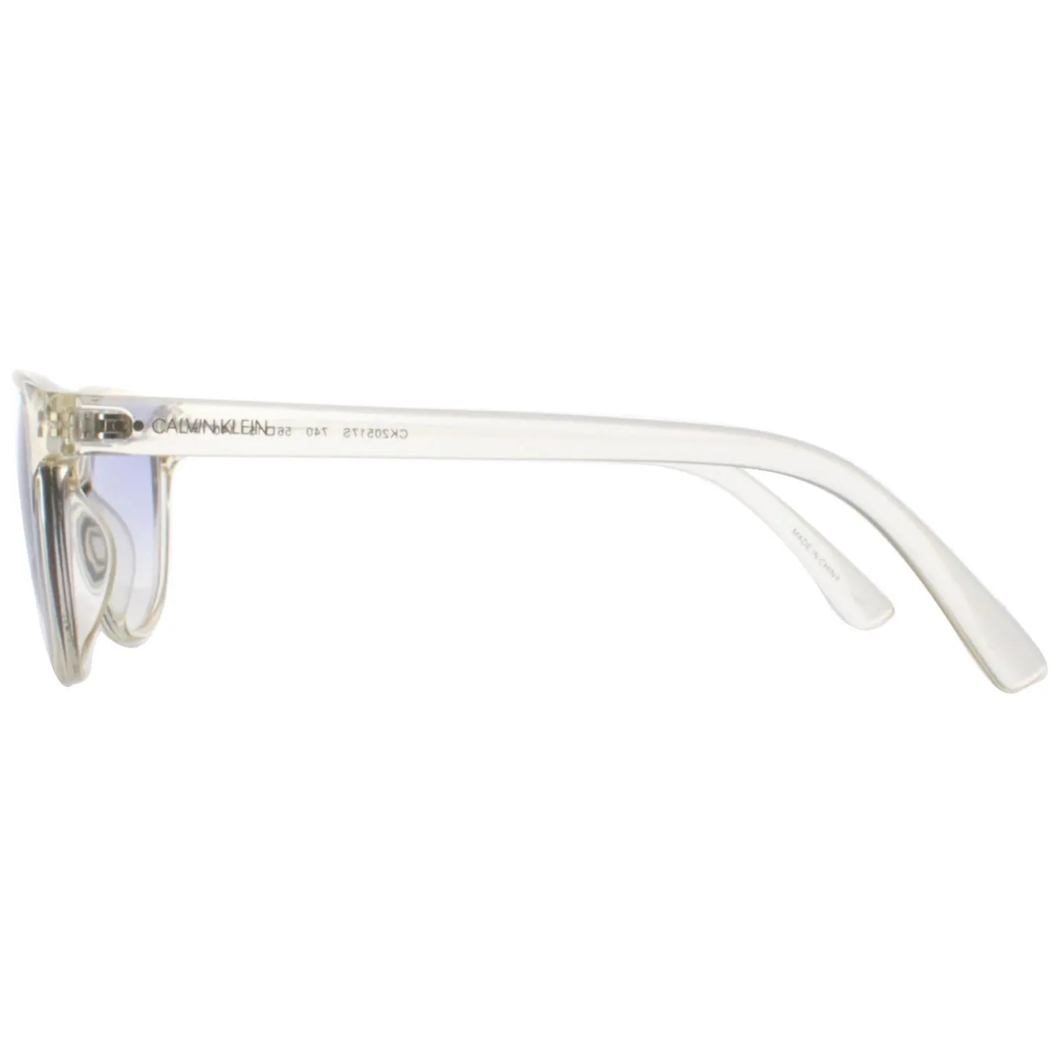 Calvin Klein Sunglasses CK20517S 740 Crystal Pale Yellow Yellow Gradie
