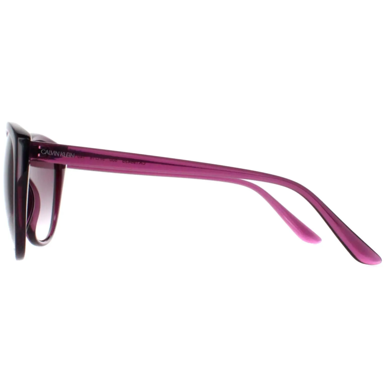 Calvin Klein Sunglasses CK19543S 500 Crystal Purple Purple Grey Gradie