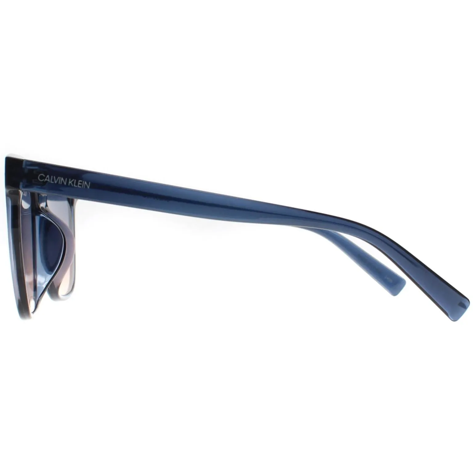 Calvin Klein Sunglasses CK20519S 410 Crystal Navy Blue Peach Gradient