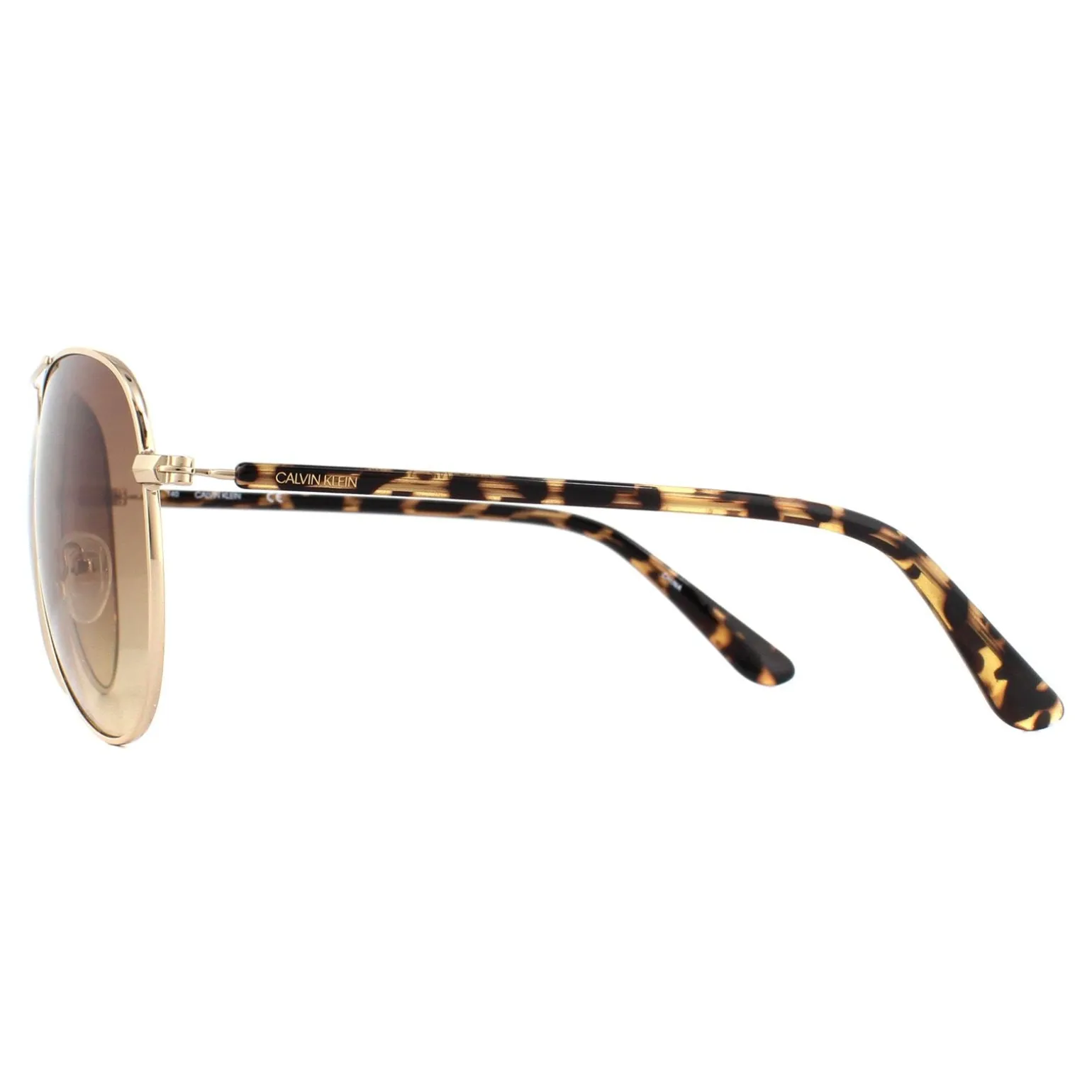 Calvin Klein Sunglasses CK19314S 717 Gold Tortoise Brown Gradient