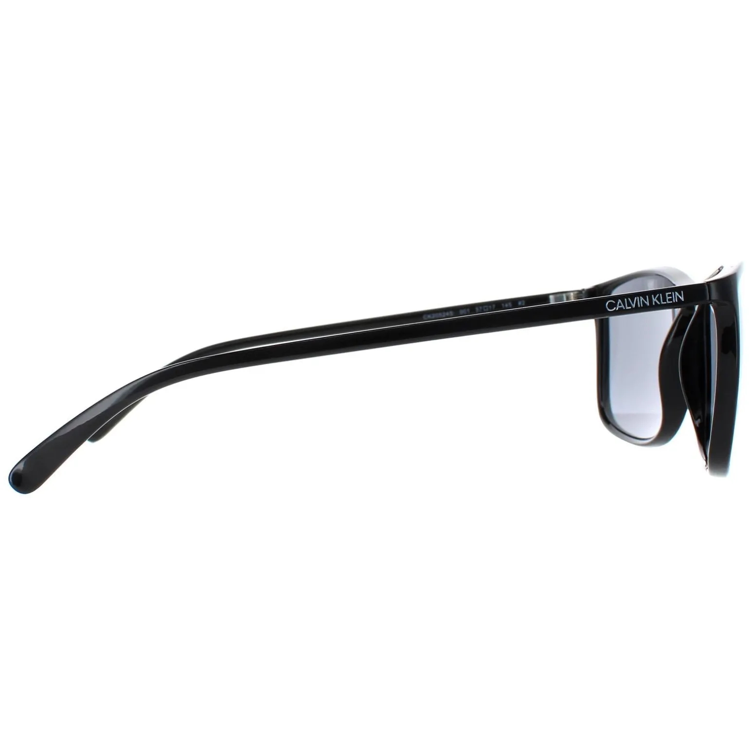 Calvin Klein Sunglasses CK20524S 001 Shiny Black Solid Smoke Grey