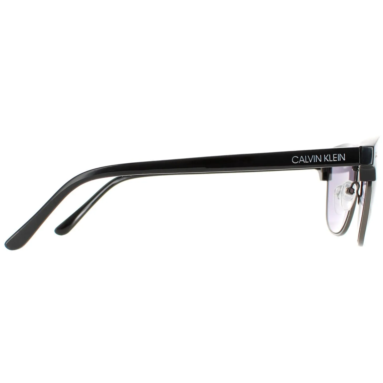 Calvin Klein Sunglasses CK20314S 001 Shiny Black Solid Smoke