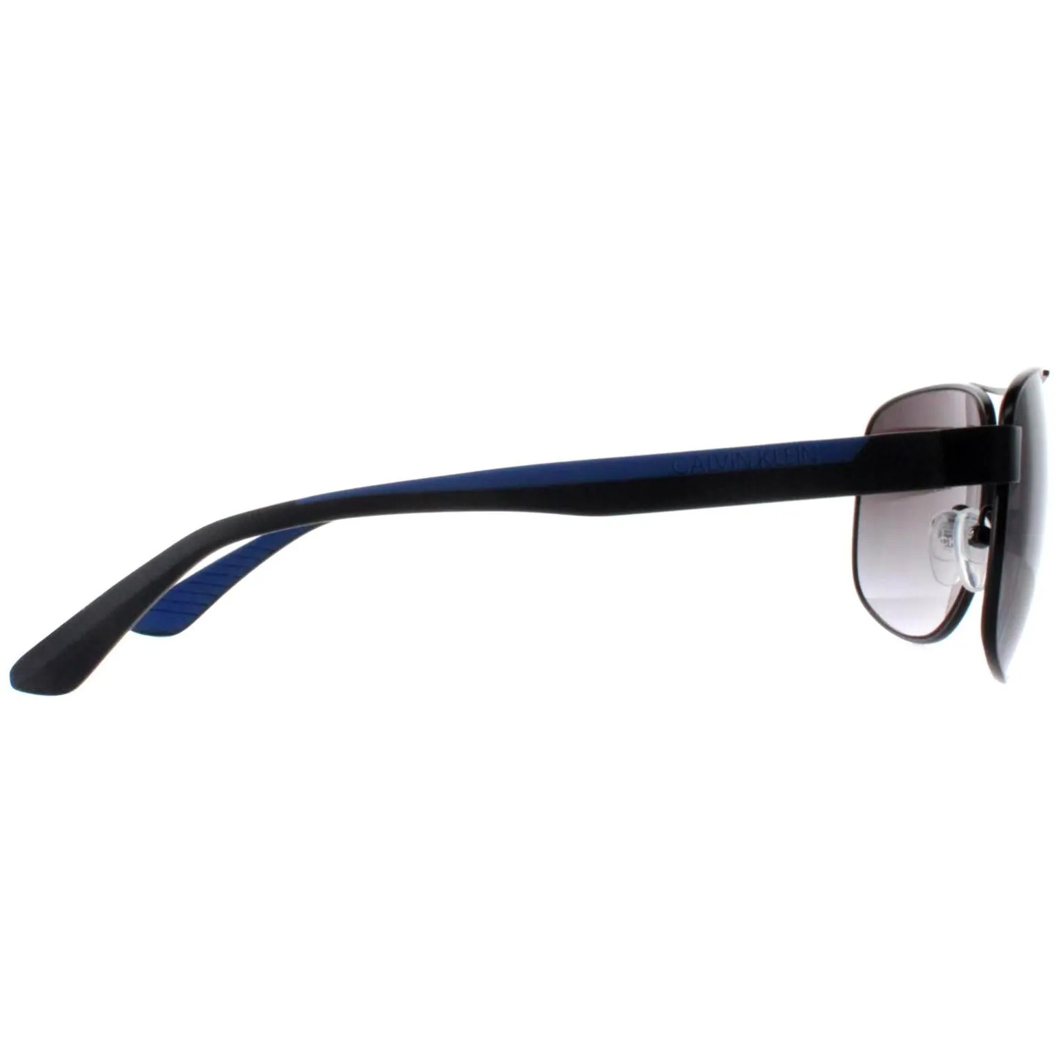 Calvin Klein Sunglasses CK20319S 001 Matte Black Cobalt Blue Grey