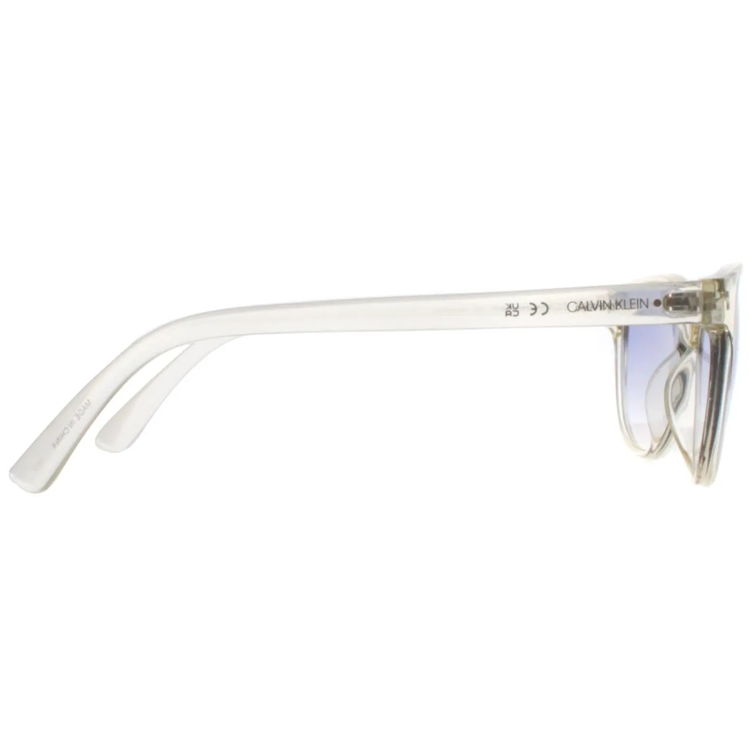 Calvin Klein Sunglasses CK20517S 740 Crystal Pale Yellow Yellow Gradie