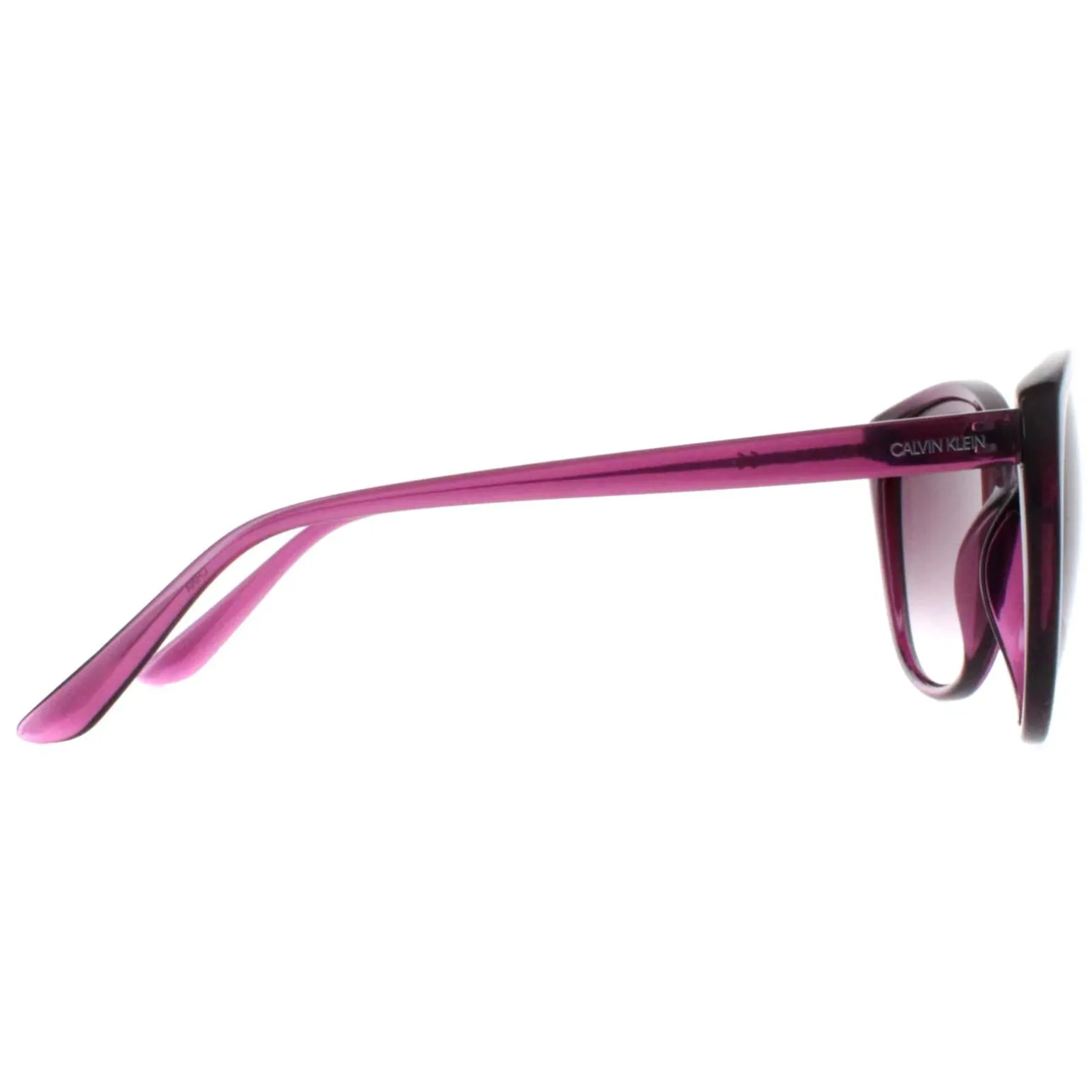 Calvin Klein Sunglasses CK19543S 500 Crystal Purple Purple Grey Gradie