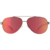 Calvin Klein Sunglasses R358S 664 Pink Pink Mirrored