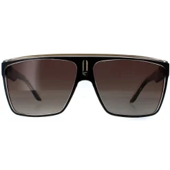 Carrera Sunglasses 22 2M2/LA Black Gold Brown Polarized