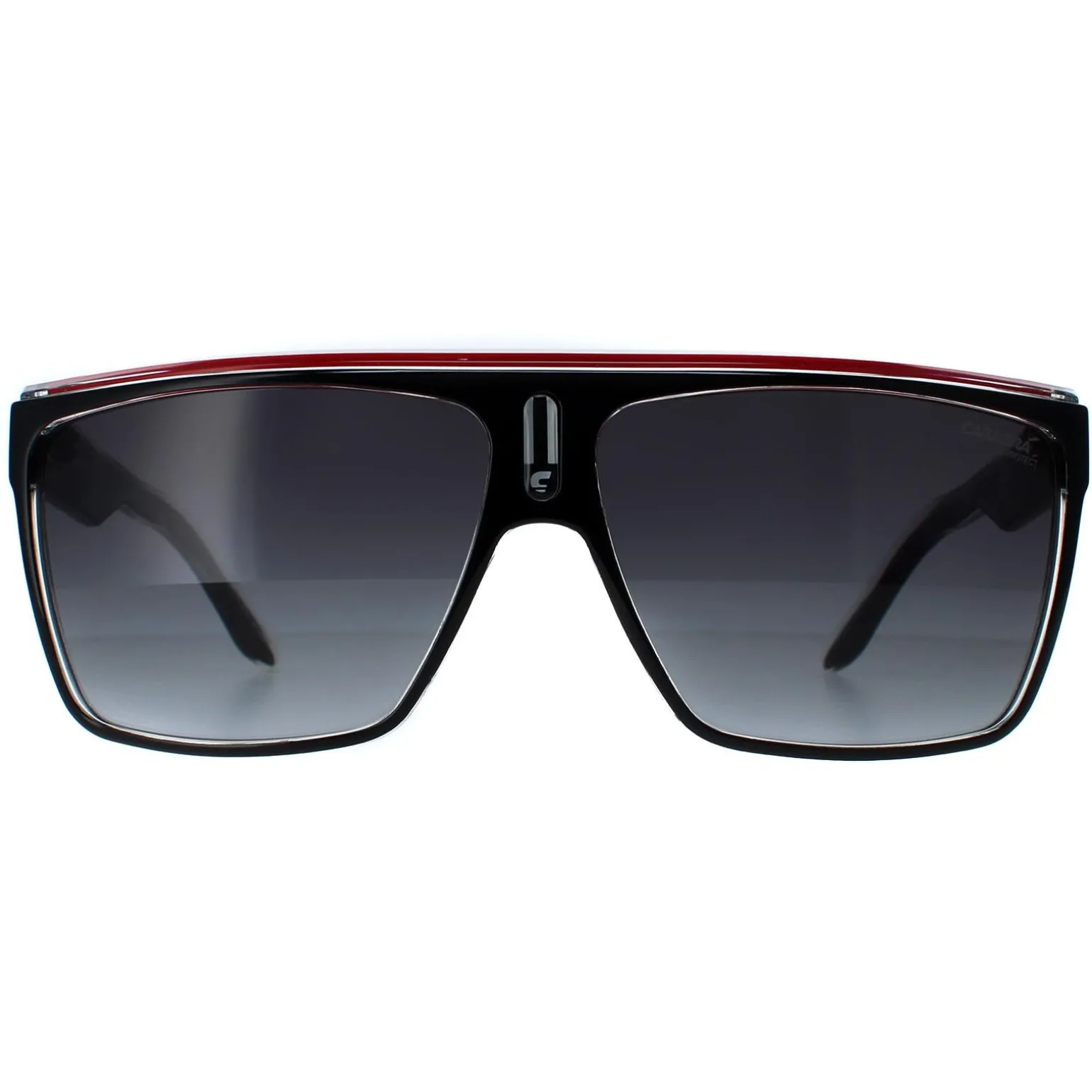 Carrera Sunglasses 22 OIT/9O Black Red Gold Dark Grey Gradient