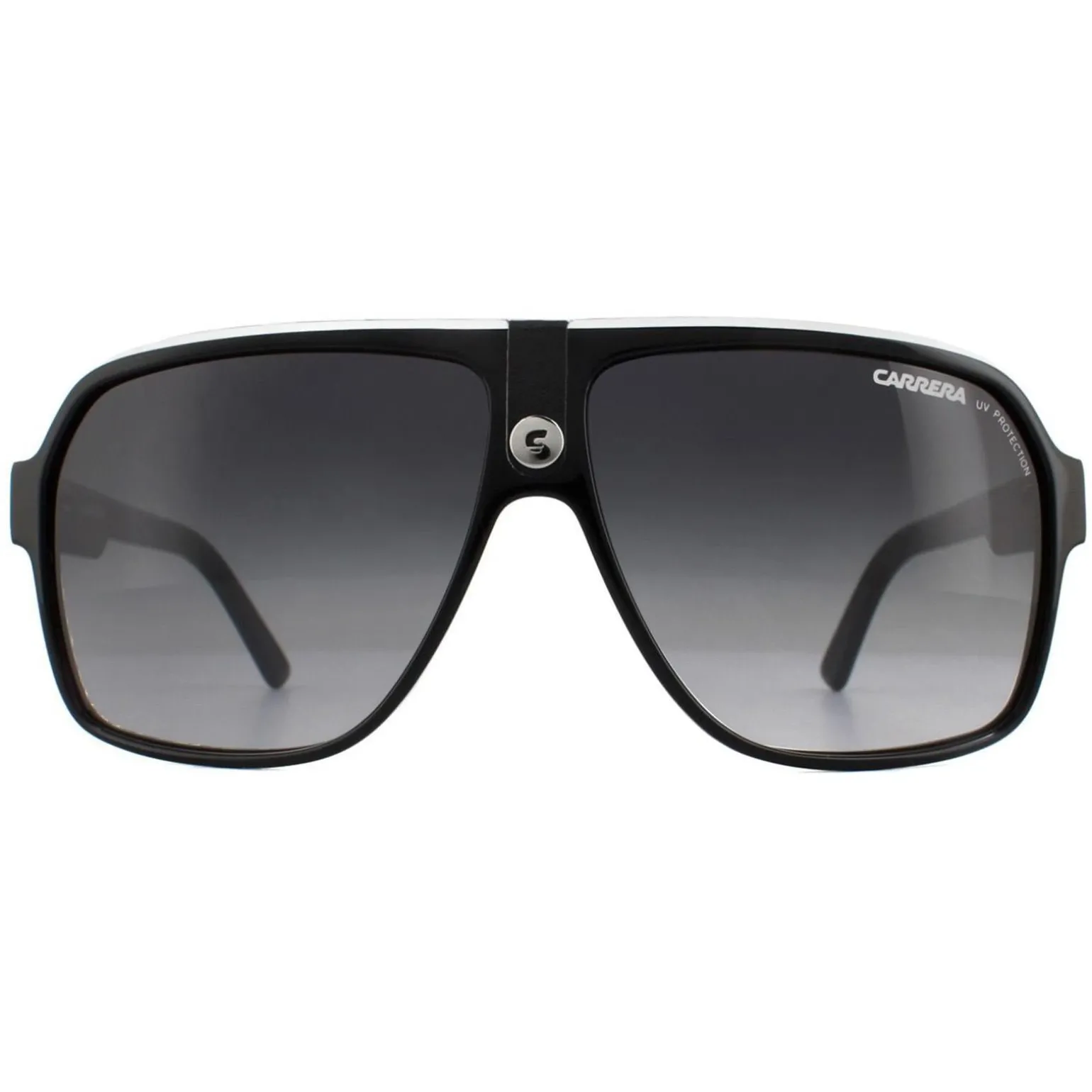 Carrera Sunglasses Carrera 33 8V6 9O Black and White Grey Gradient