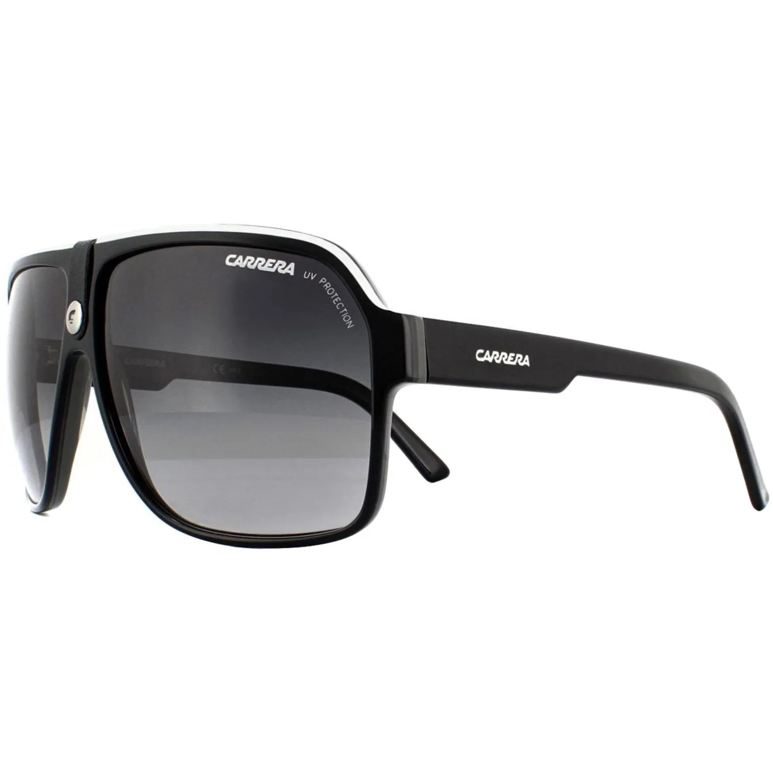 Carrera Sunglasses Carrera 33 8V6 9O Black and White Grey Gradient