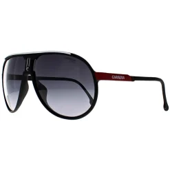 Carrera Sunglasses Champion/N OIT 9O Black Red Dark Grey Gradient