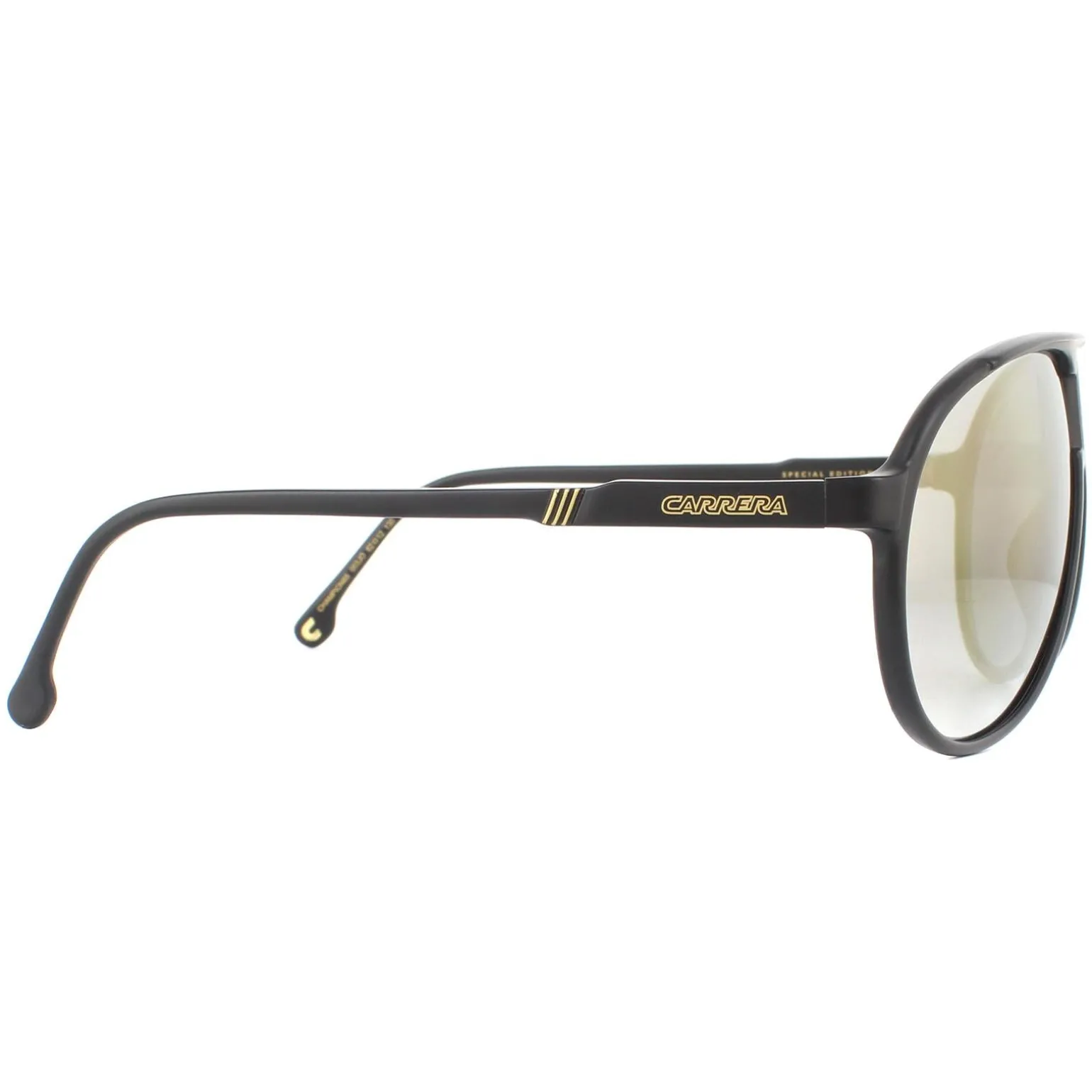 Carrera Sunglasses Champion 65 003/JO Matte Black Grey Bronze Mirrored