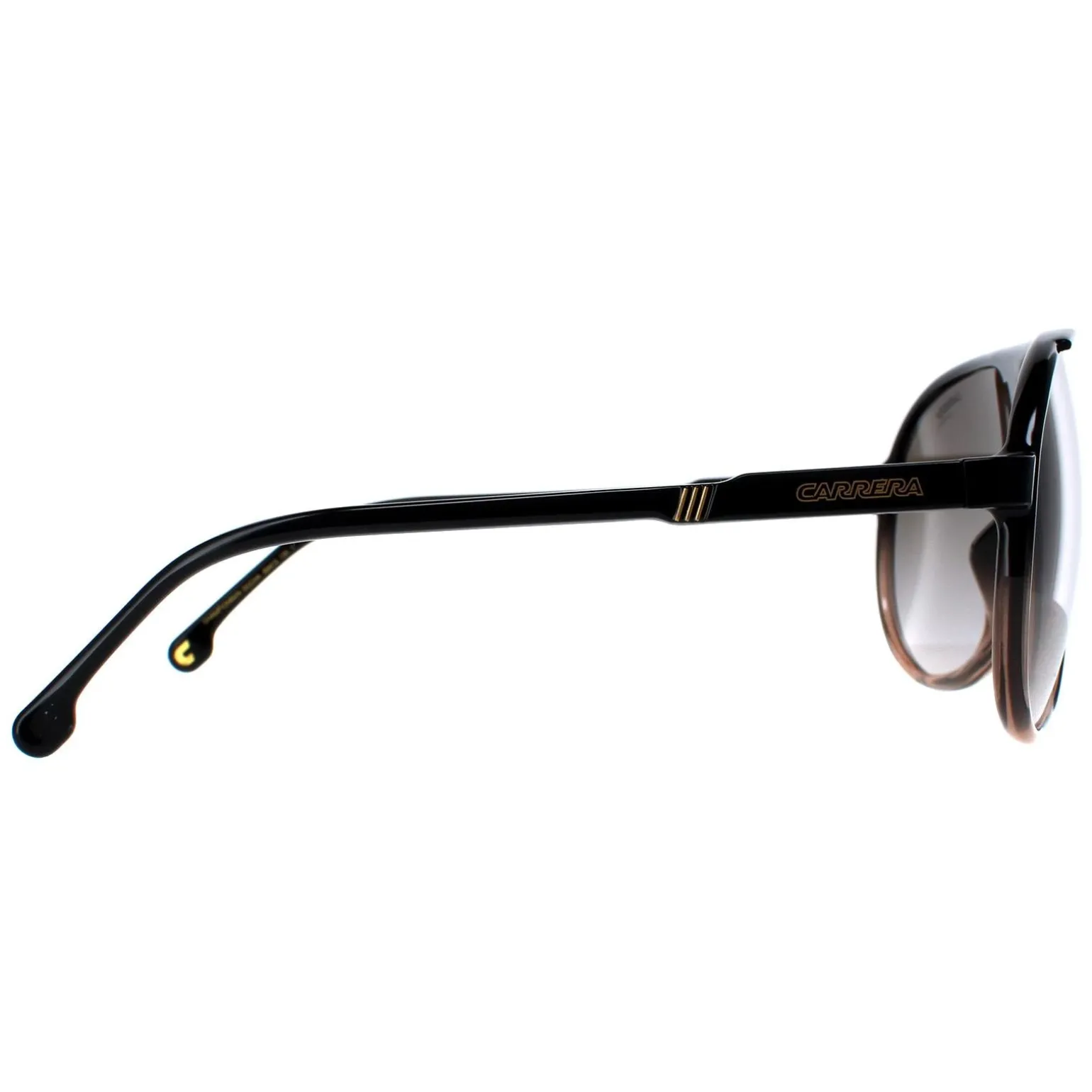 Carrera Sunglasses Champion 65/N DCC/HA Black Brown Shade Brown Gradie