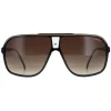 Carrera Sunglasses GRAND PRIX 3 2M2 HA Black Gold Brown Gradient