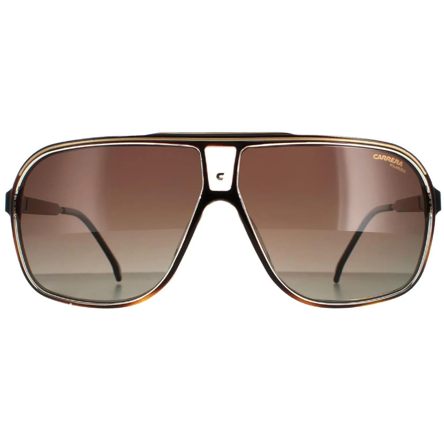 Carrera Sunglasses Grand Prix 3 086 LA Havana Brown Gradient Polarized